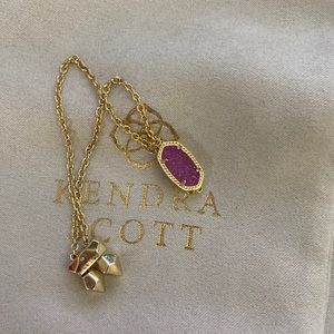 Kendra Scott Elaina Bracelet in Mulberry Drusy